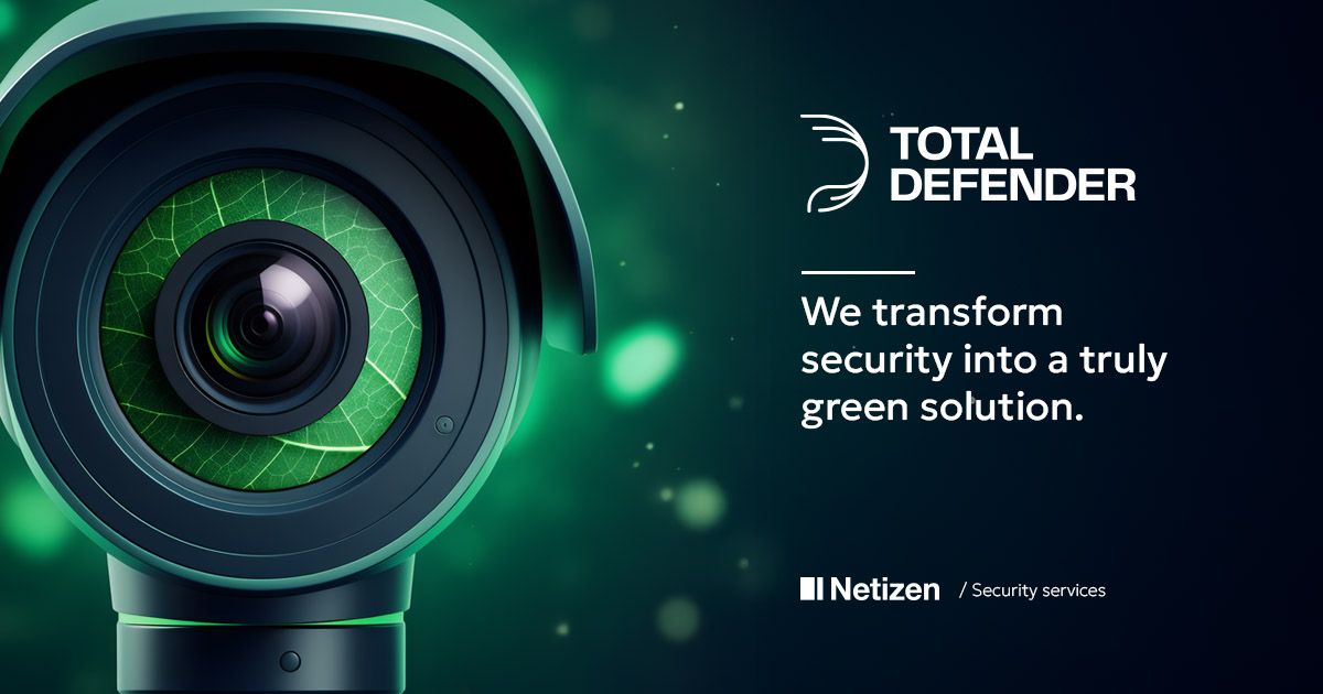 Total Defender lowers the carbon footprint by enabling a more sustainable security model.